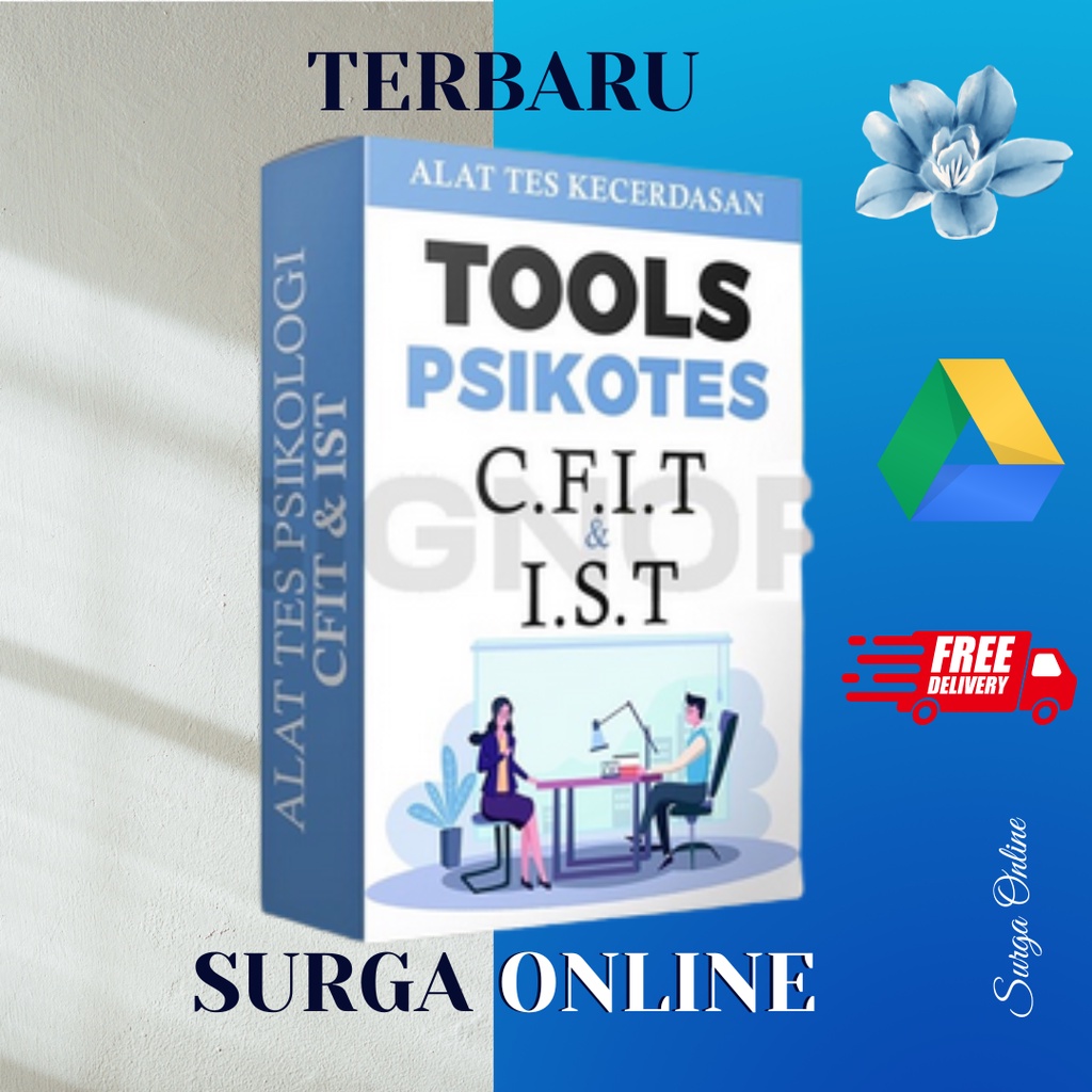 TOOLS PSIKOTES - Alat Tes Psikologi CFIT &amp; IST - Pengukur Kecerdasan IQ