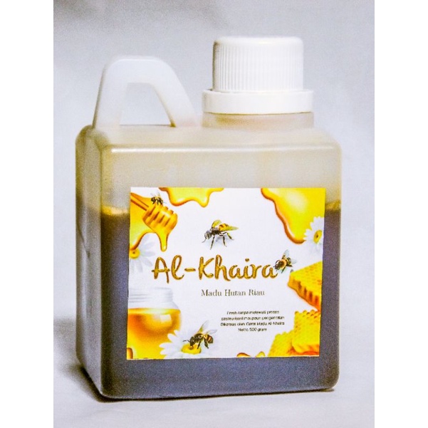 

Madu Murni Fresh Raw Honey 500 gram | Madu Hutan Riau Asli | Madu Al-Khaira