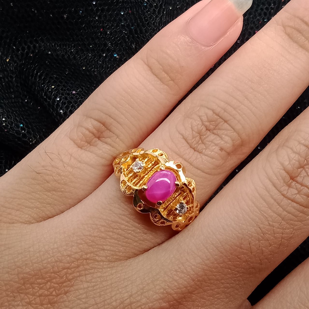 Cincin Emas 17K - 4.35 Gr Kadar 750 - 4350