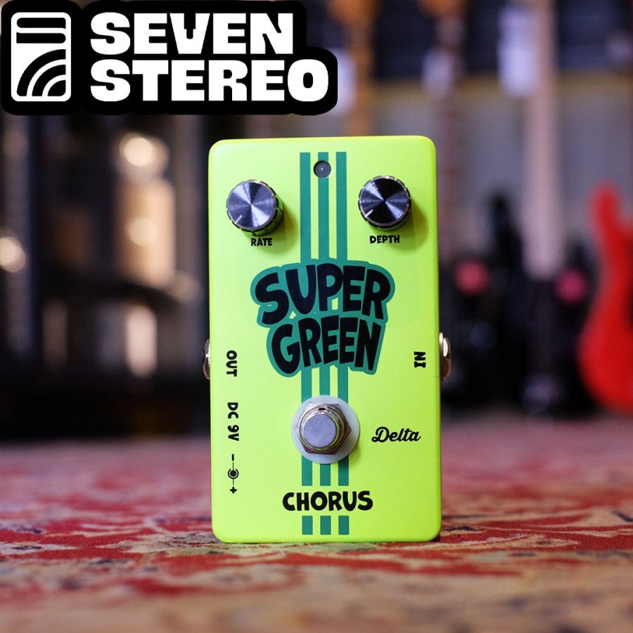 Delta DEP04 Super Green Chorus Effect Pedal