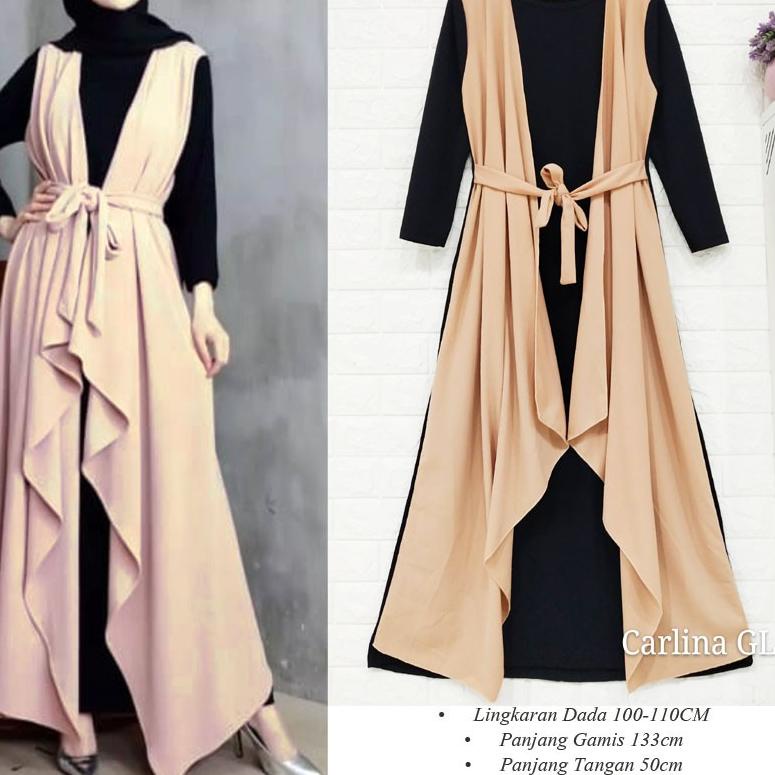 ◊ GAMIS MUSLIM JILL SET 2in1 CARLINA FASHION ➣