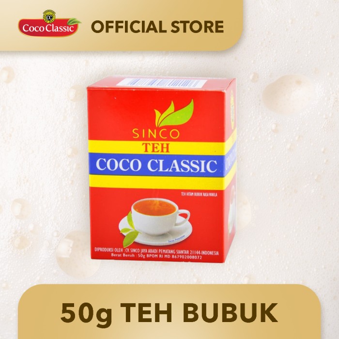 

Teh Coco Classic Bubuk aroma Vanilla isi 50g