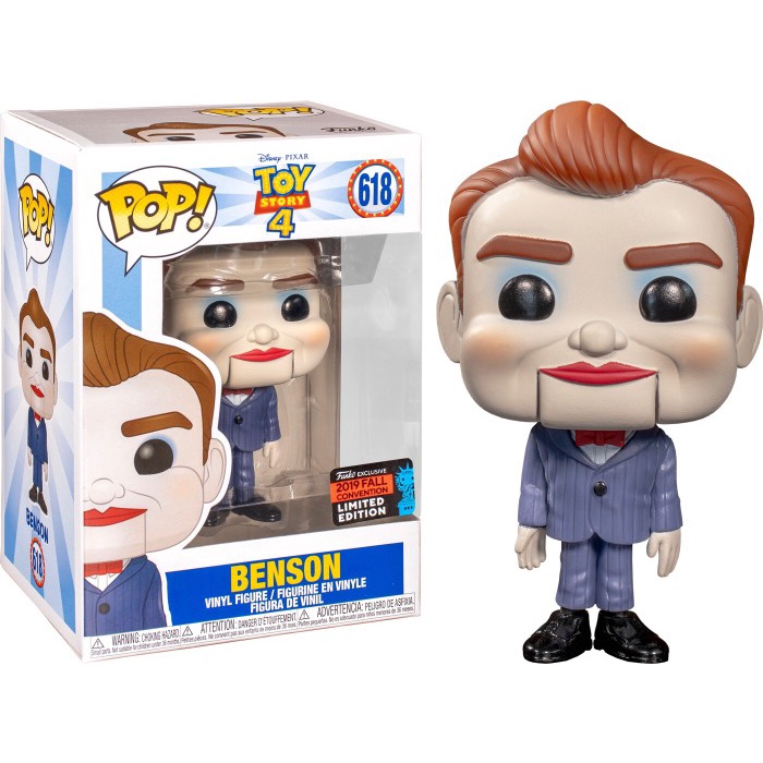 FUNKO POP EXCLUSIVE NYCC 19 DISNEY TOY STORY 4 - BENSON