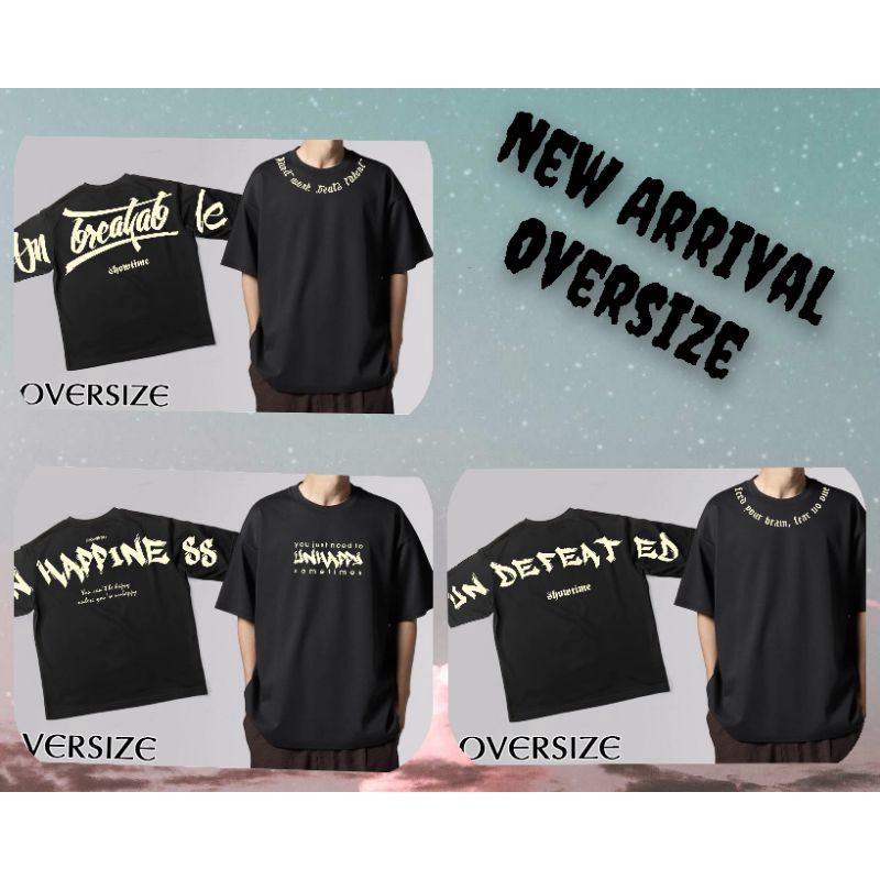 Baju Kaos Pria Lengan Pendek Oversize / Kaos Pria Jumbo / Kaos Pria Big Size / Baju Kaos Pria XXL / 
