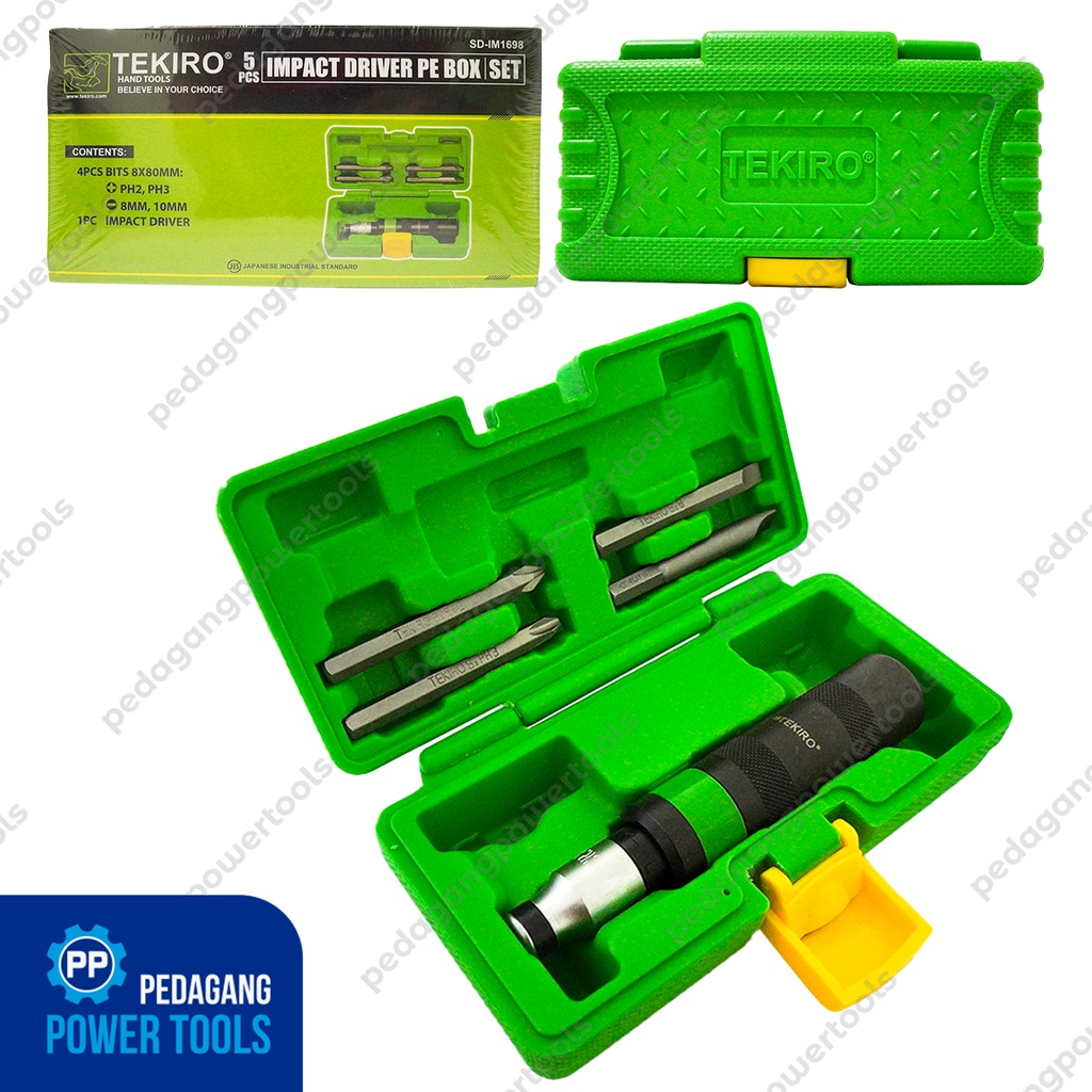 TEKIRO OBENG KETOK SET 5 PCS IMPACT DRIVER SCREWDRIVER BIT SD-IM1698