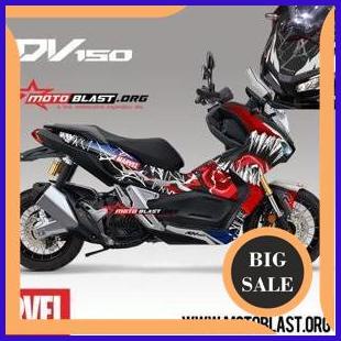 perkakas Decal stiker Honda ADV 150 Red Venom HJC Livery 140ZZ3