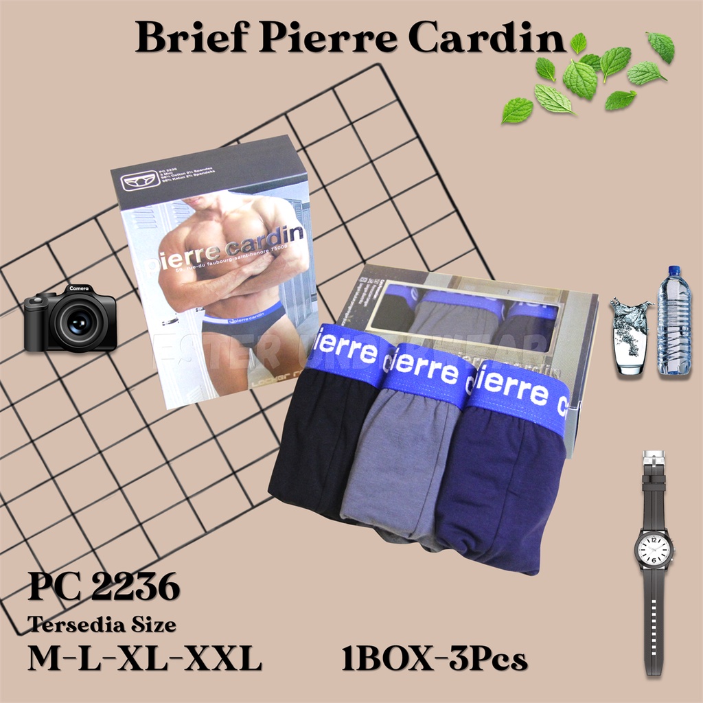 Celana Dalam Pria Dewasa PIERRE CARDIN PC 2236 Isi 3Pcs