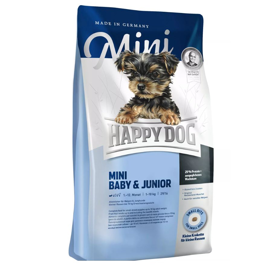 Happy Dog MIni - Young Baby &amp; Junior 4KG Makanan Anak Anjing Dry Food