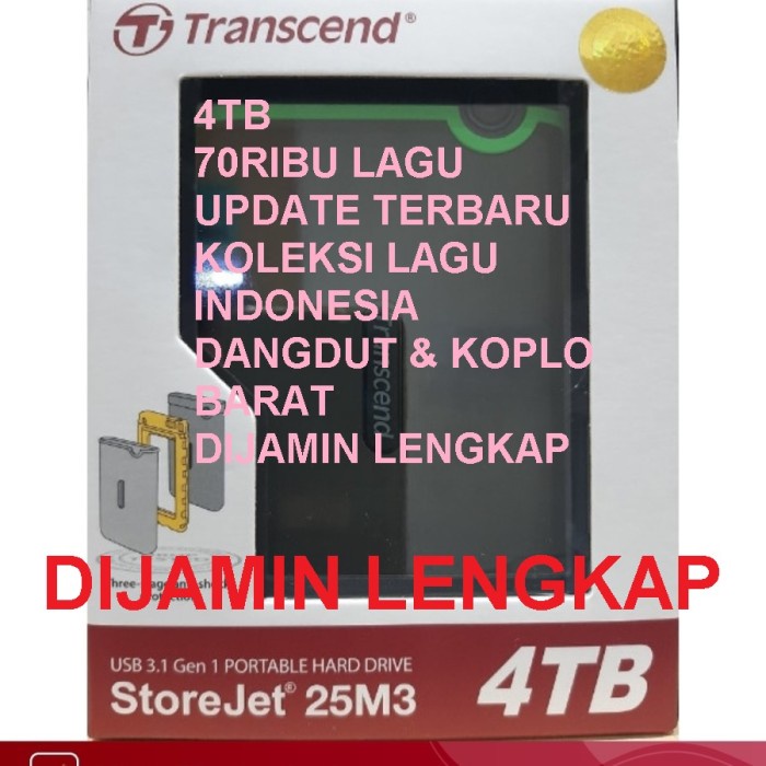 HARDISK 4TB LAGU KARAOKE BONUS LAGU2 UPDATE TERBARU