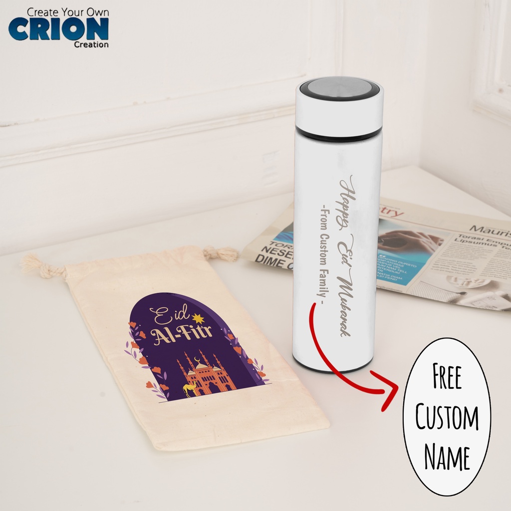 Tumbler Lebaran Eid Mubarak / Idul Fitri - Bisa tulis Nama - By Crion