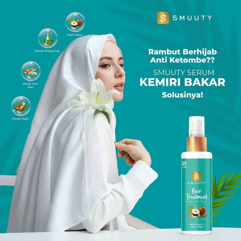 Smuuty Hair Treatment Penyubur Rambut Mengatasi Rambut Rontok Menghilangkan Ketombe Penghilang Uban Khusus Pria dan Wanita Terbukti Ampuh Cepat Atasi Masalah Rambut