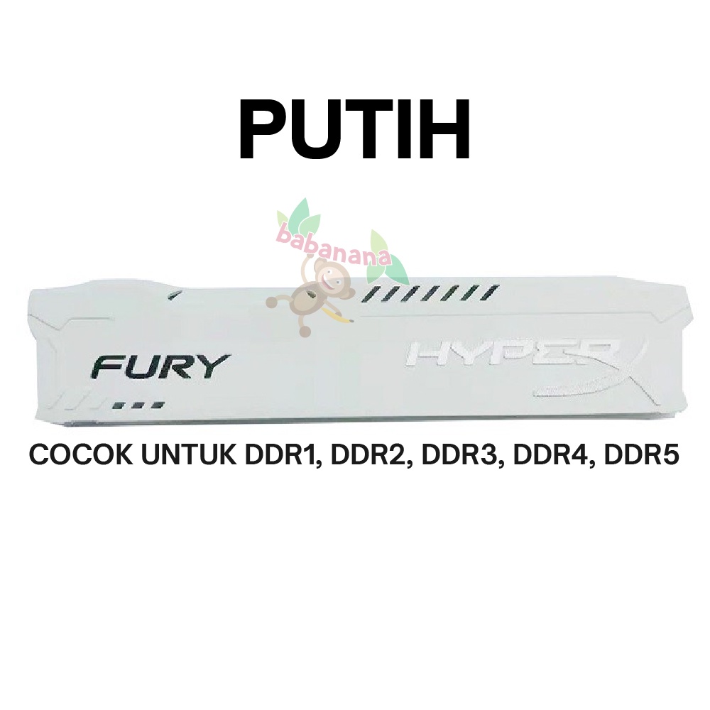 Heatsink Heatspreader RAM DDR2 DDR3 DDR4 DDR5 Kingston Fury HyperX