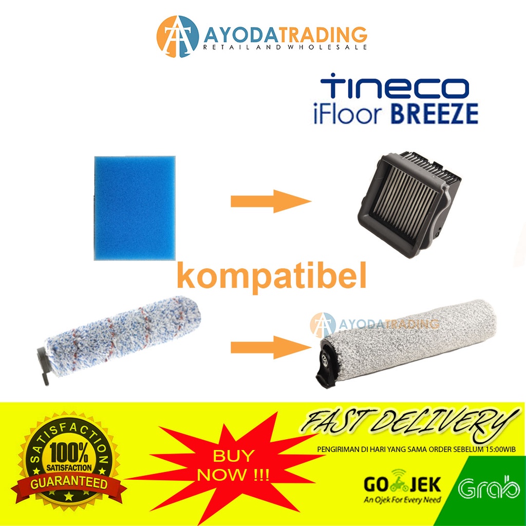 Aksesoris Tineco iFloor Breeze Brush Filter