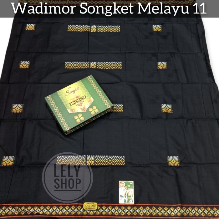 Sarung Tenun Wadimor Songket Timbul Motif BHS