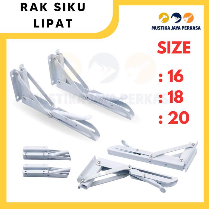 Terlaris Siku Rak Meja Lipat Dinding Besar 16 18 20 Inch Inci Engsel Ambalan