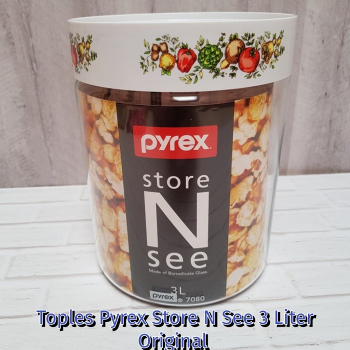 TOPLES PYREX STORE N SEE 3.0L ORIGINAL BEST QUALITY