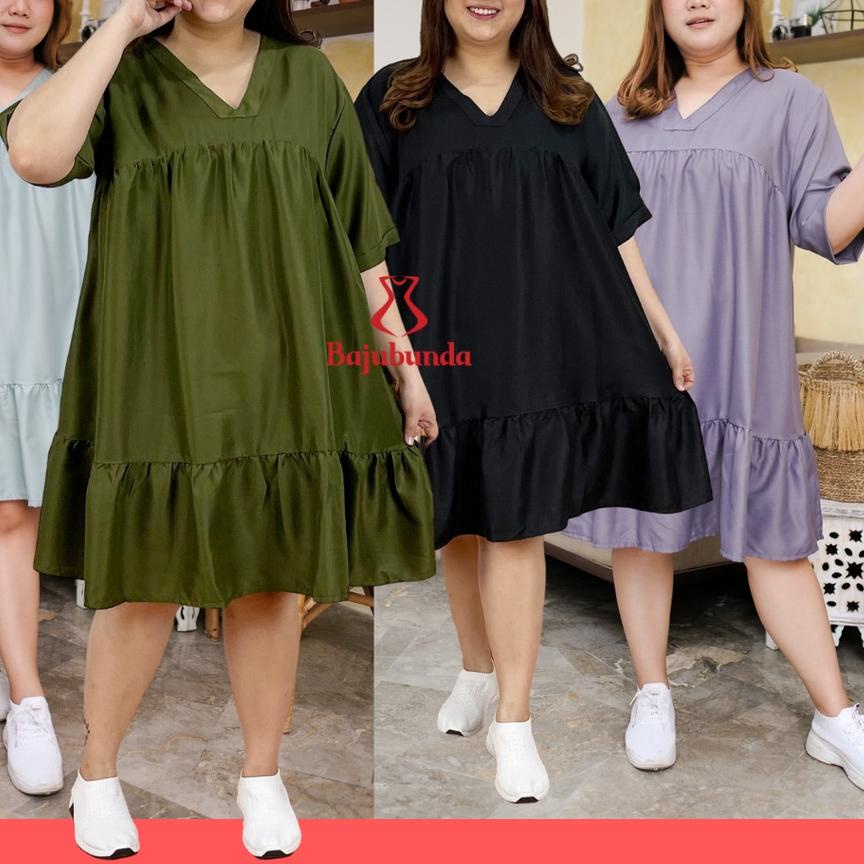 ❁ BAJUBUNDA BIG SIZE DRESS JUMBO LD 130 / TEMARI DRESS ֍