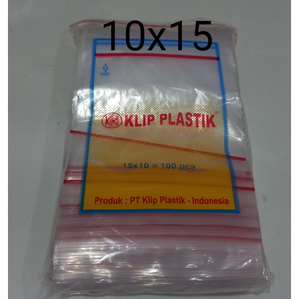 Klip Plastik Top Quality bening transparant 10x15 / 15x10 100 lbr