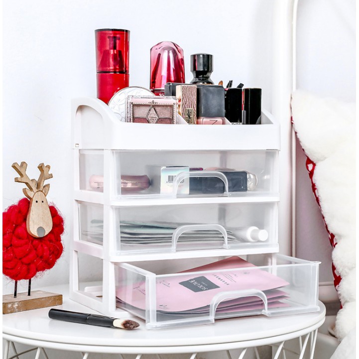 FYGALERY HL0180 Rak Kosmetik Rak Makeup Storage Rak Tempat Penyimpanan Serbaguna