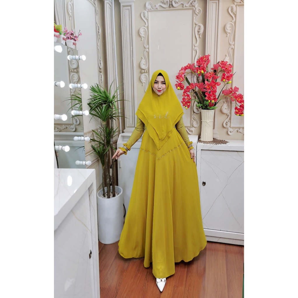GAMIS SYARI TERBARU KEYZA SERIES GAMIS ORIGINAL BY S.I.D FASHION