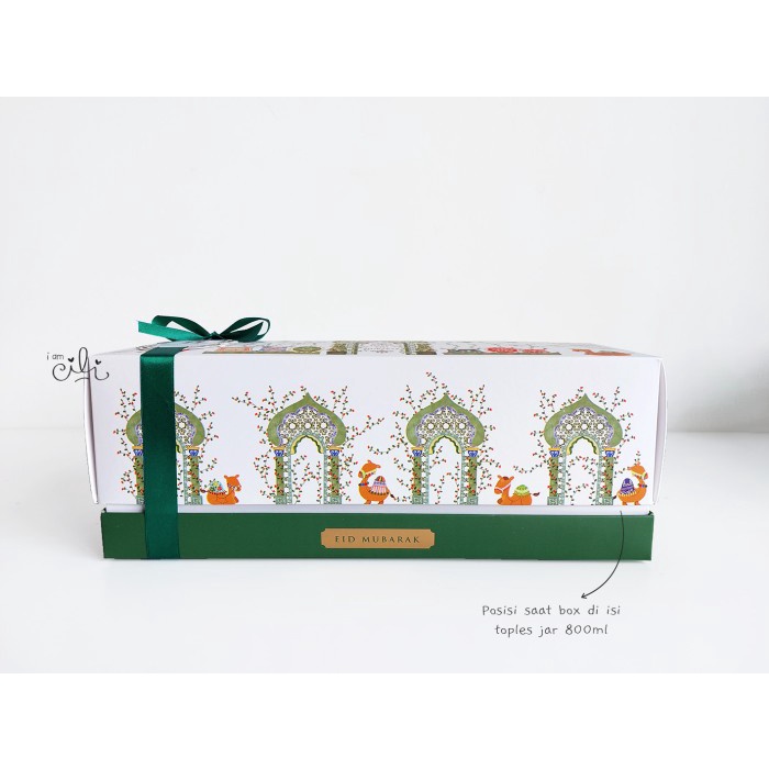 

(Box Taqwa) Kotak Kue Kering Lebaran Idulfitri Toples Tabung 500-800Ml 010