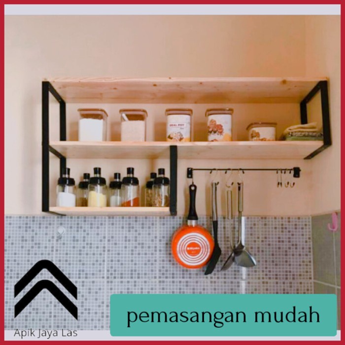 Rak Dapur Kitchen Set Minimalis/Rak Dapur Industrial