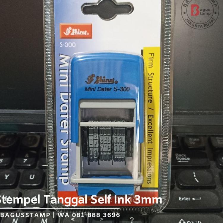 

[ART. 29268] Stempel Tanggal / Dater Otomatis Shiny S300 S 300 ( Mini Dater Stamp )