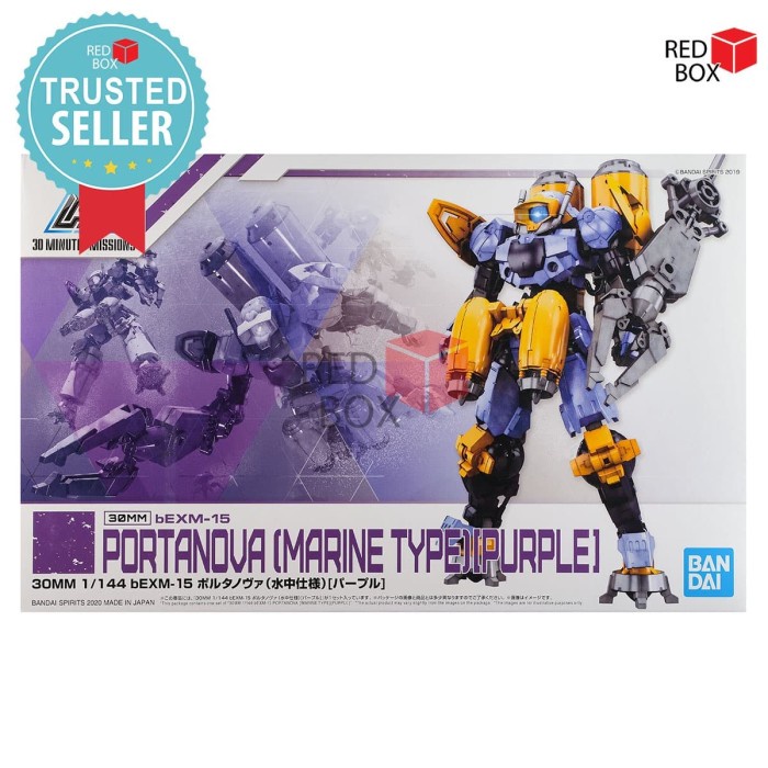 Terlaris 30Mm Bexm-15 Portanova Marine Type Purple - 30 Minutes Missions Bandai