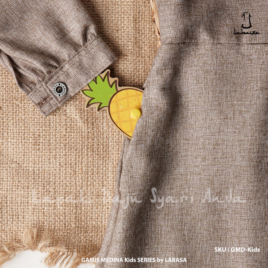 Gamis Anak Perempuan Katun Madina - Medina Kids Series Usia 4 5 6 7 tahun | LABASA Ori | Bisa COD