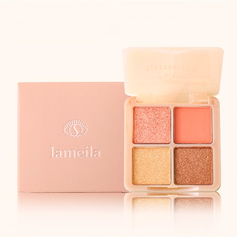 LAMEILA New Eyeshadow Matte Shimmer 4 Color Palette LA215 5187