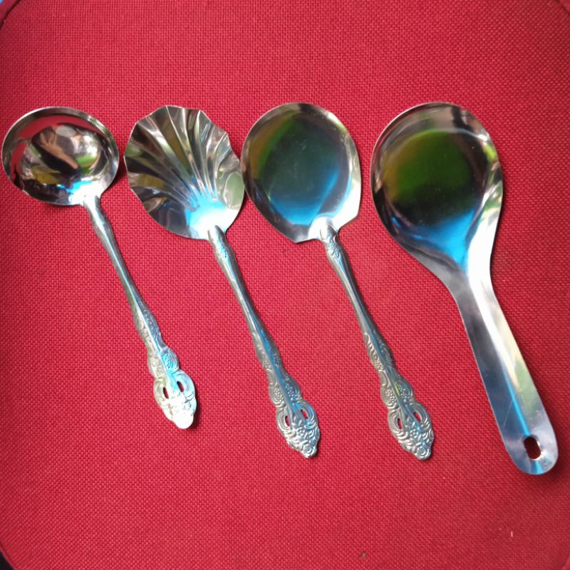 [BIMA CENTER] Centong/Irus/Sendok Sayur Untuk Kua Dan juga untuk Nasi Bahan Stainless Stell