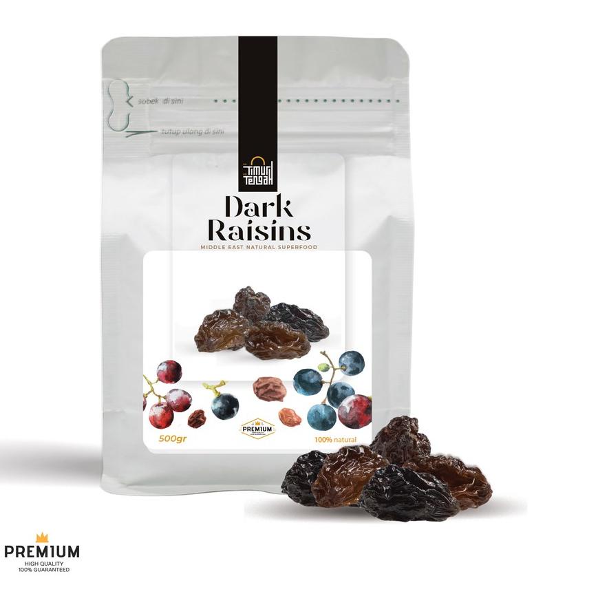 

℗ Kismis Hitam Dark Raisins Timur Tengah Premium High Quality ✰