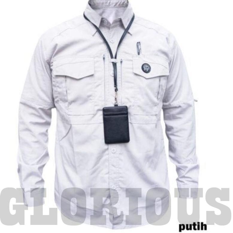 Kemeja Tactical Kemeja Reskrim M-Tac terbaru/LAPANGAN/KANTOR PUTIH