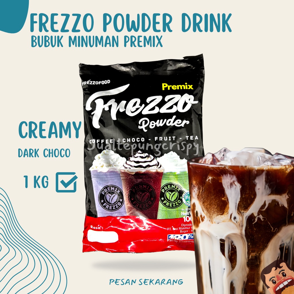 

Frezzo Bubuk Minuman Rasa Creamy Dark Choco / Creamy Dark Choco Powder 1 Kg