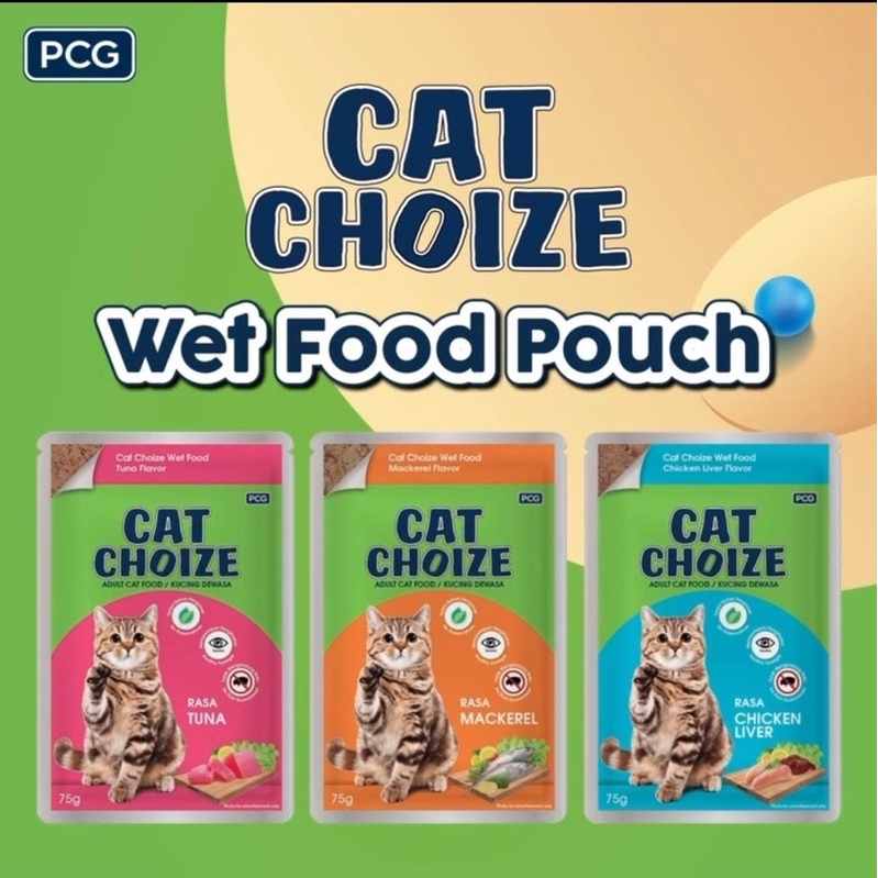 PH.Medan CAT CHOIZE Pouch 75gr Wet Food - Makanan Basah untuk Kucing