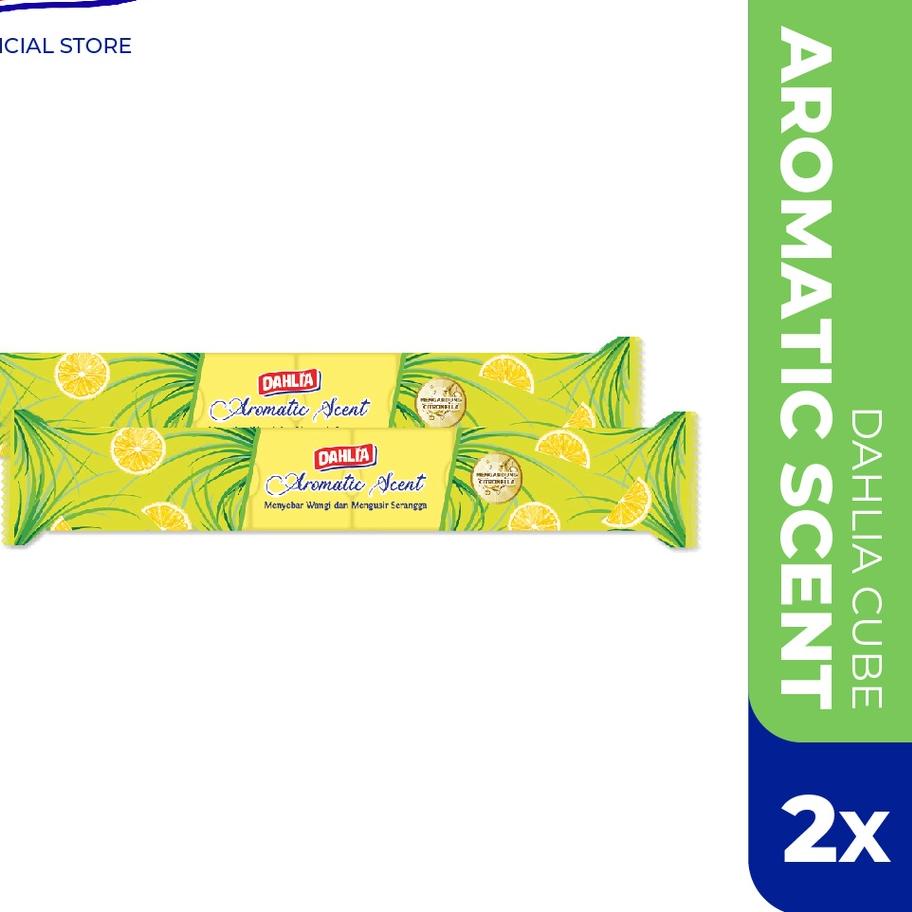 ➯ Twin Pack Dahlia Kamper Fresh Bouquet (Block) - Aromatic Scent 200gr ➷