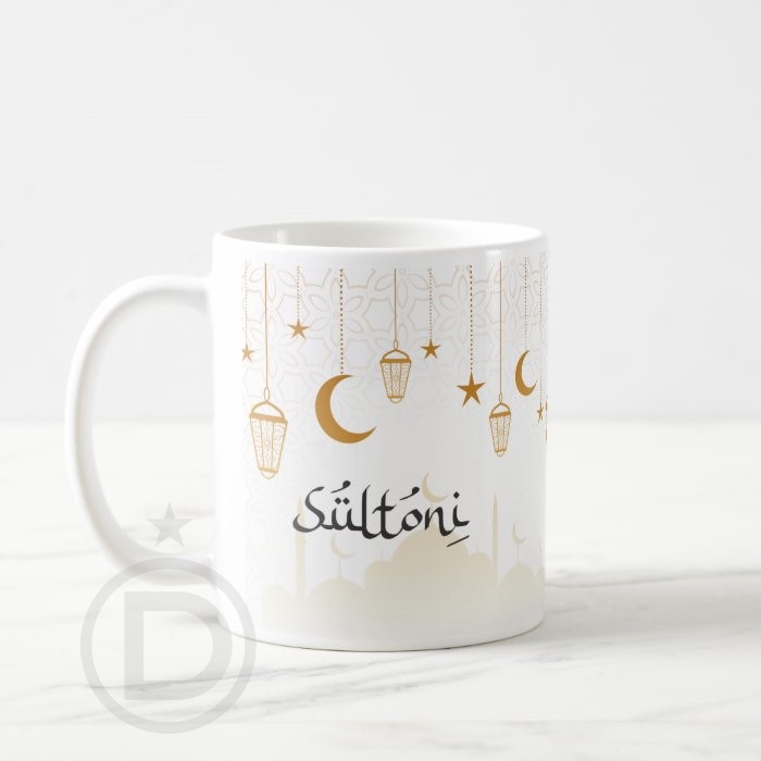 Mug Gelas Ramadhan Kareem Bintang Bulan