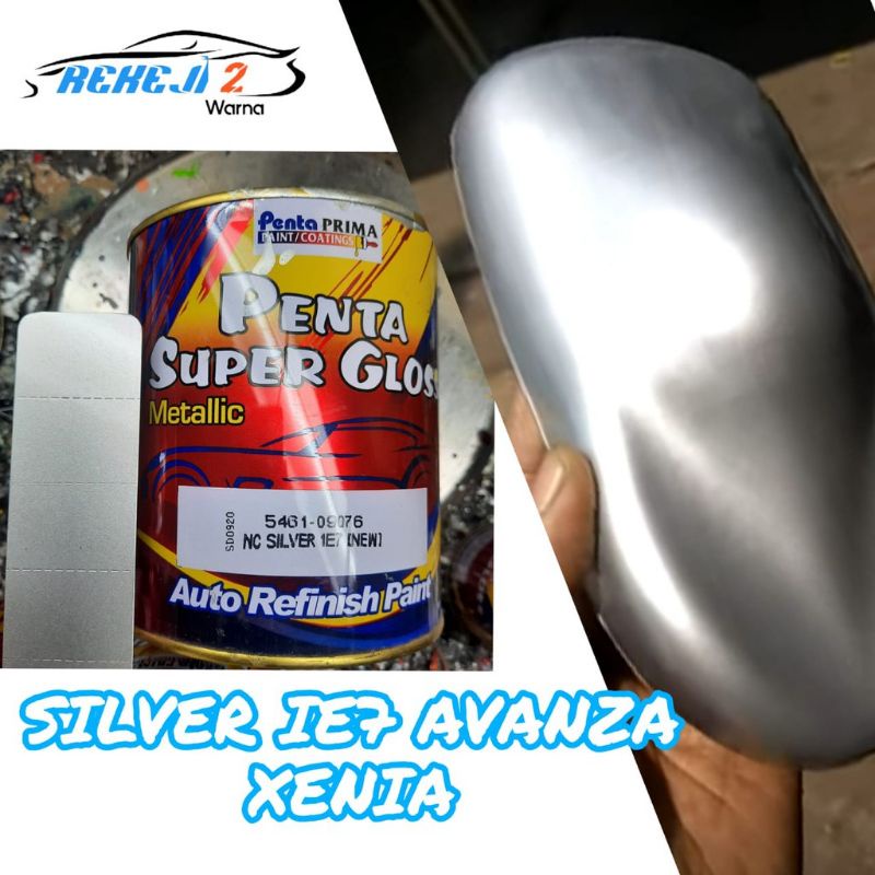 Cat Penta Super Gloss Metalic Silver 1E7/SILVER AVANZA-Cat Mobil Motor Sepeda