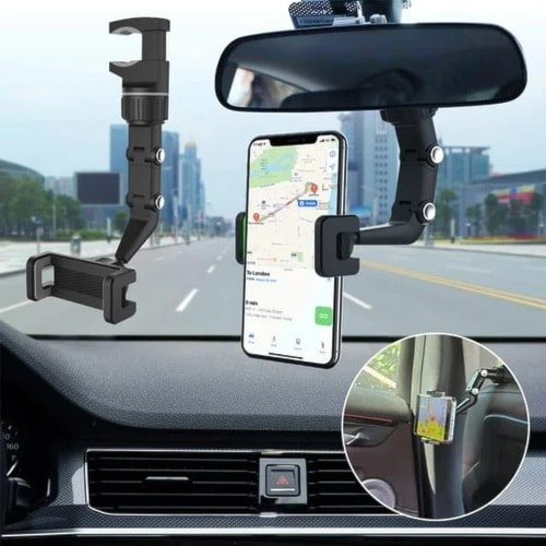 Car Phone Holder Hp Universal Mobil Motor Dan Meja Tempat Hp Handphone Jepit