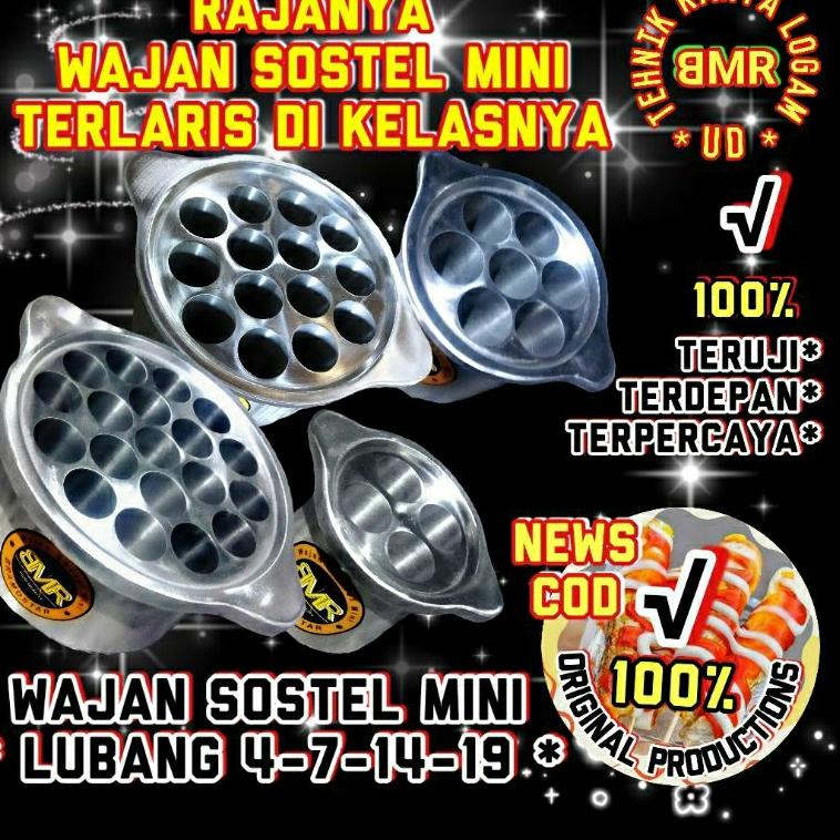 BEST SELLER WAJAN SOSTEL MINI 4-7-14-19 LUBANG