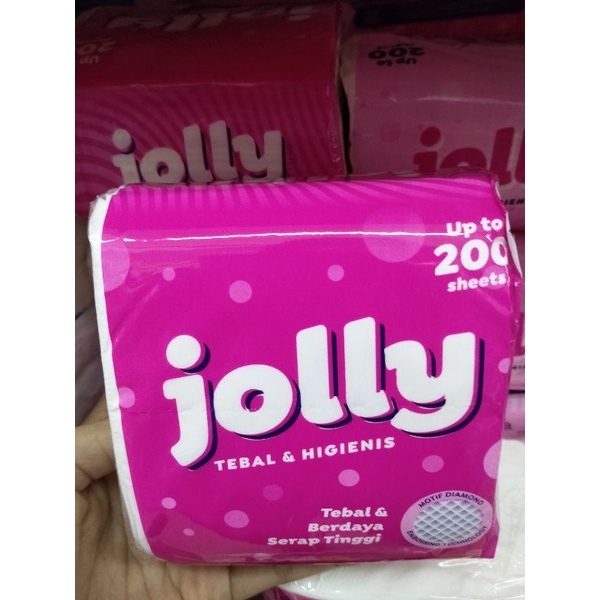 Tisu jolly pop up 200 sheet