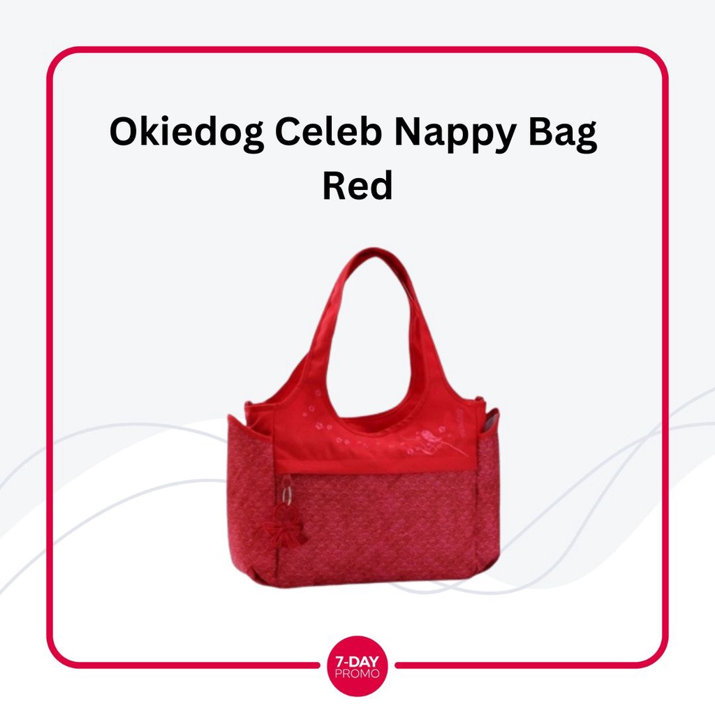 Okiedog Celeb Nappy Bag - with accessories tas bayi