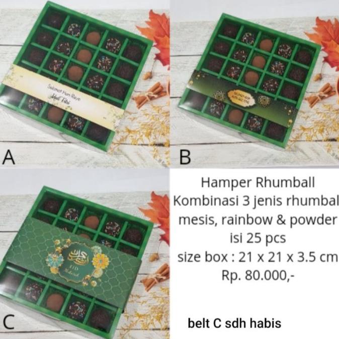 

HAMPER LEBARAN KUE RHUMBALL TANPA RHUM HALAL WAJIB INSTANT KURIR HARGA G6416BUJN