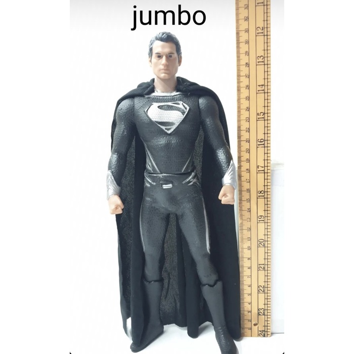PROMO ACTION FIGURE SUPERMAN BLACK JUMBO KODE B TERMURAH