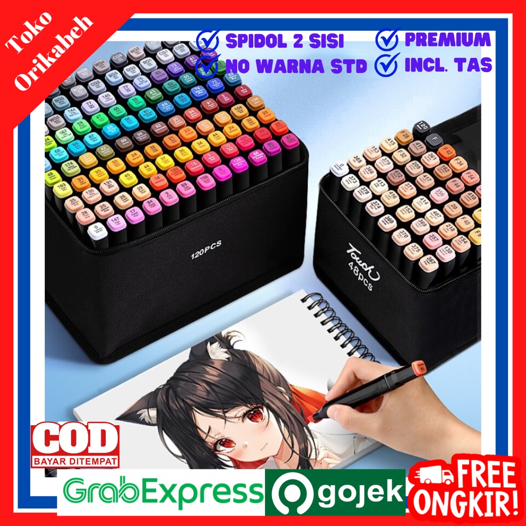 

Spidol Sepidol Gambar Lukis Aesthetic Warna Lengkap Spidol Lettering Set Murah