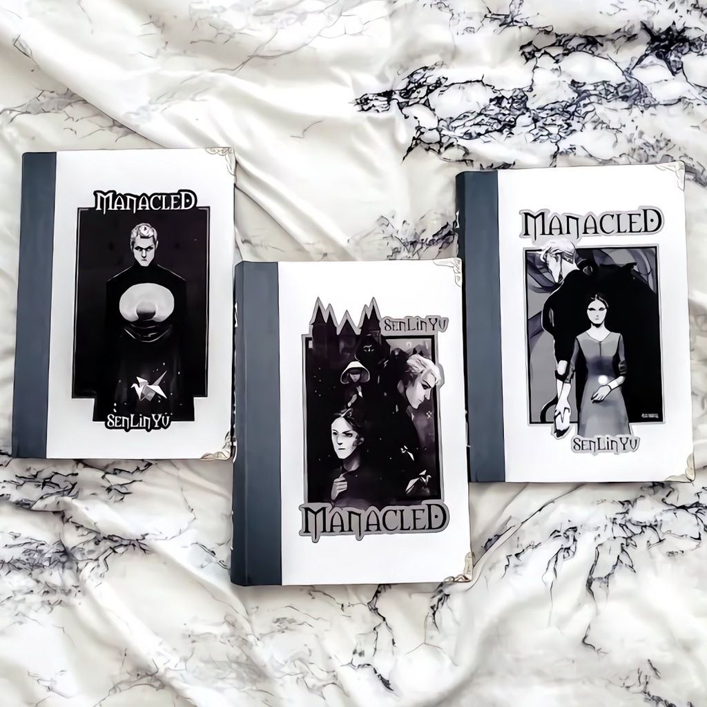 (3 Books Set) Hard Cover Manacled Books Series Complete Volume 1 - 3 by Senlinyu ; Harry Potter is D