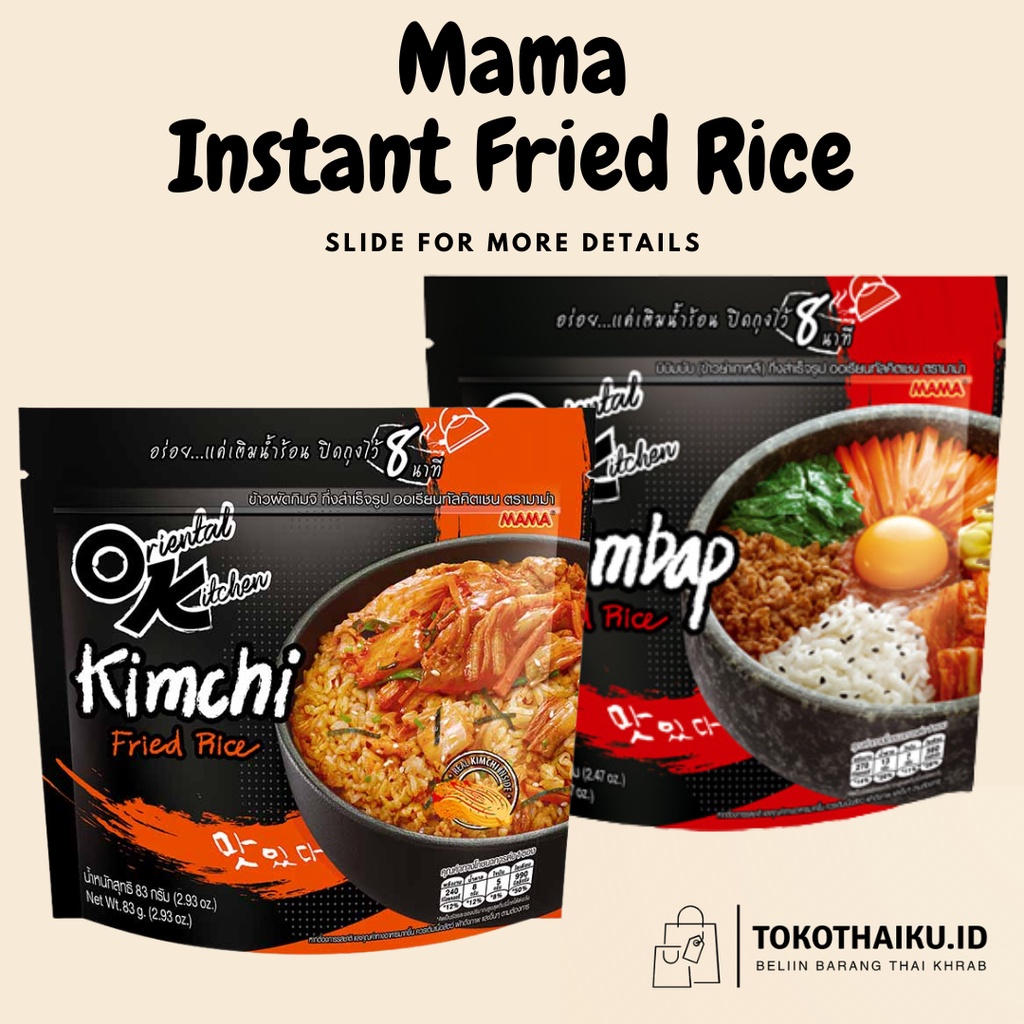 

MAMA Instan Rice Rasa Bibimbab seduh 8 menit 70gr Oriental Kitchen mixed rice