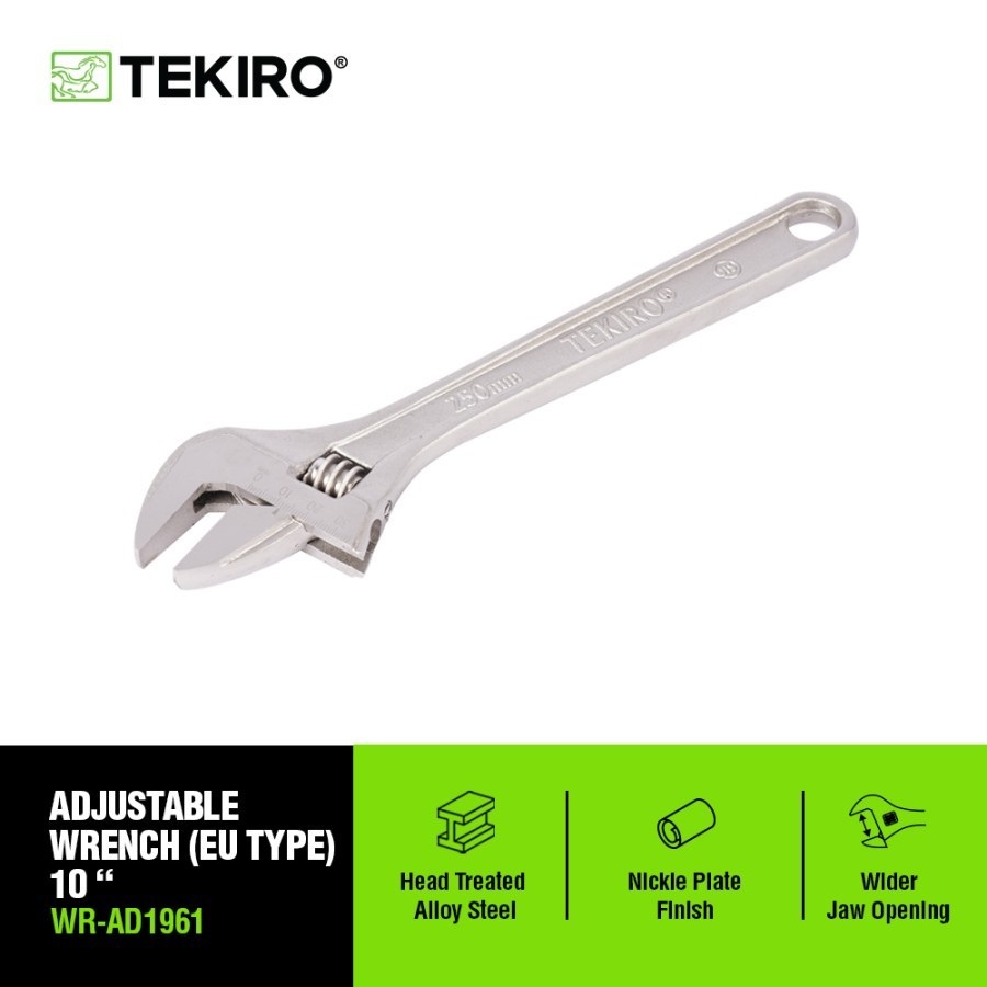 Kunci Inggris Spana 10&quot; 10in 10 Inch Tekiro Adjustable Wrench Tekiro 10 Inch