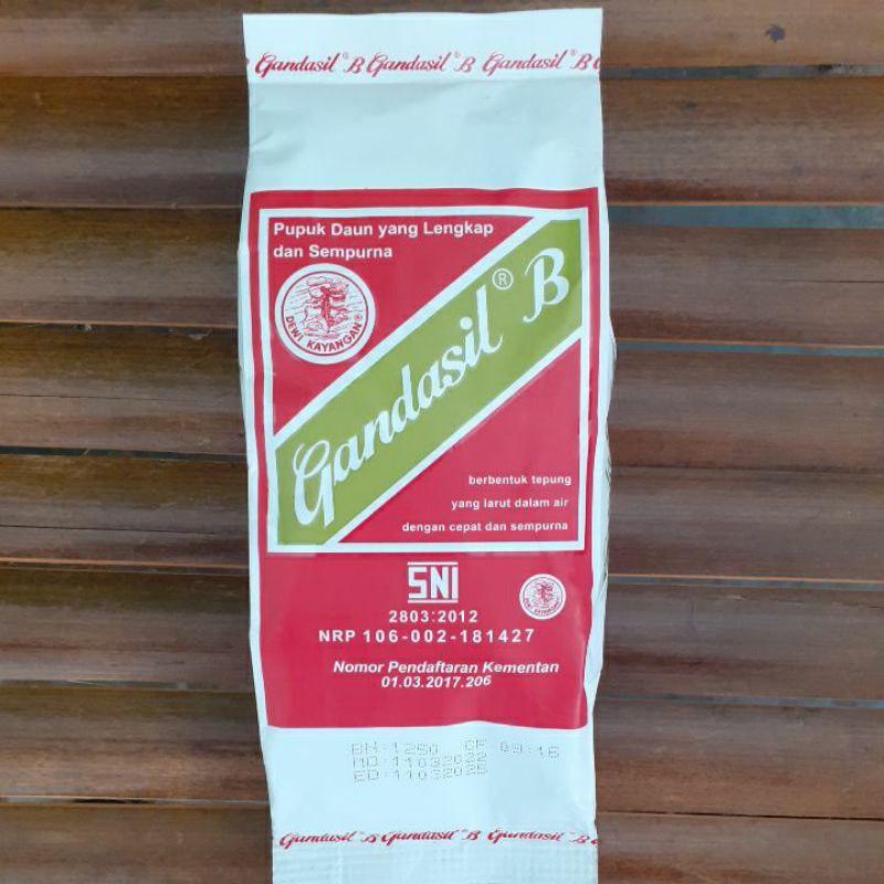 PUPUK GANDASIL B original 500grm