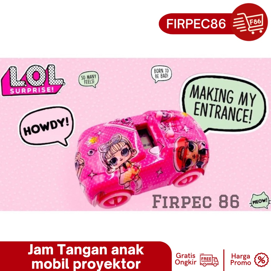 F86 Jam Tangan anak mobil Avanger proyektor - LOL